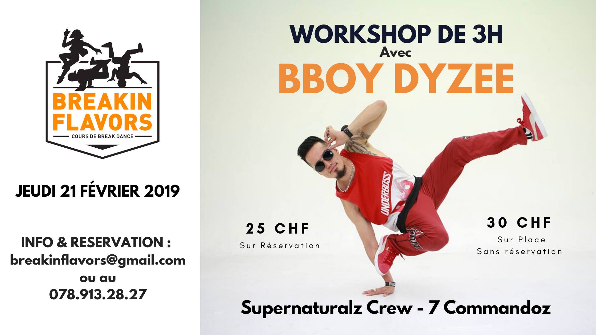 Workshop Bboy Dyzee